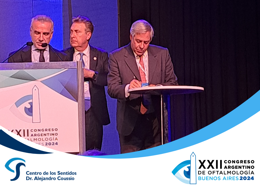 El Dr. Coussio fue nombrado autoridad para el próximo XXIII Congreso Argentino de Oftalmología. Puerto Iguazú - Misiones 2027